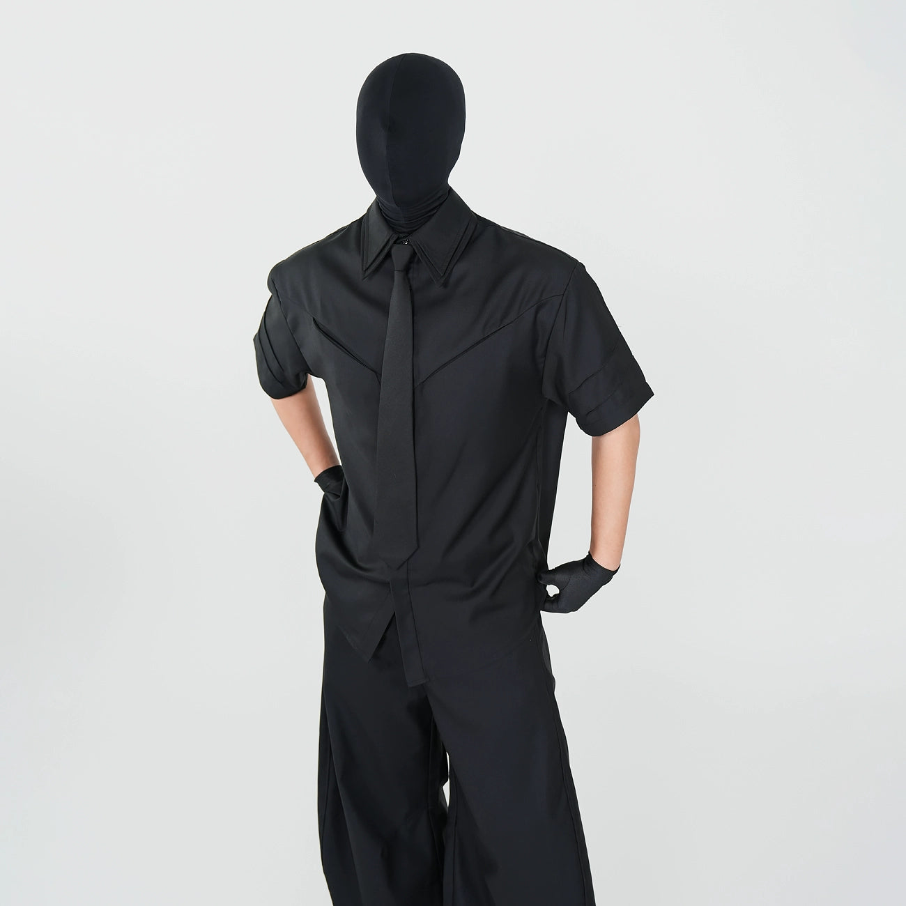 Double Collar Short Sleeve Shirt WN17452