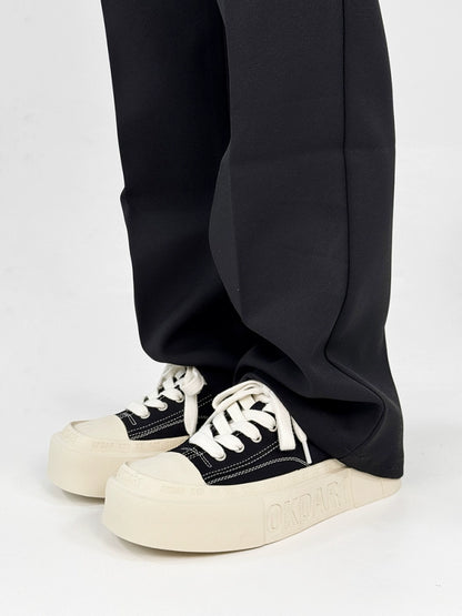 Color Block Design Canvas Sneakers WN19125