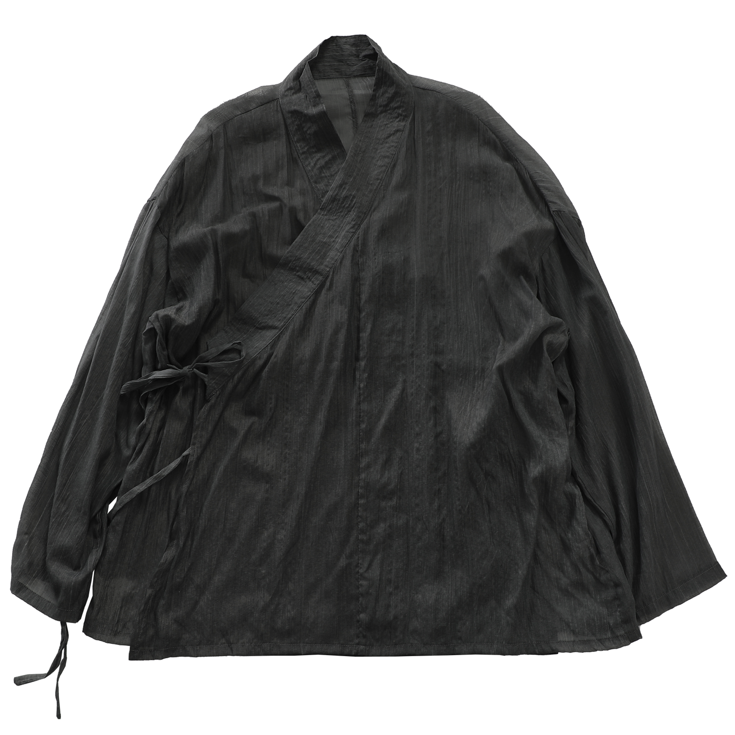 Slightly Sheer Lace-Up Shirt WN20494