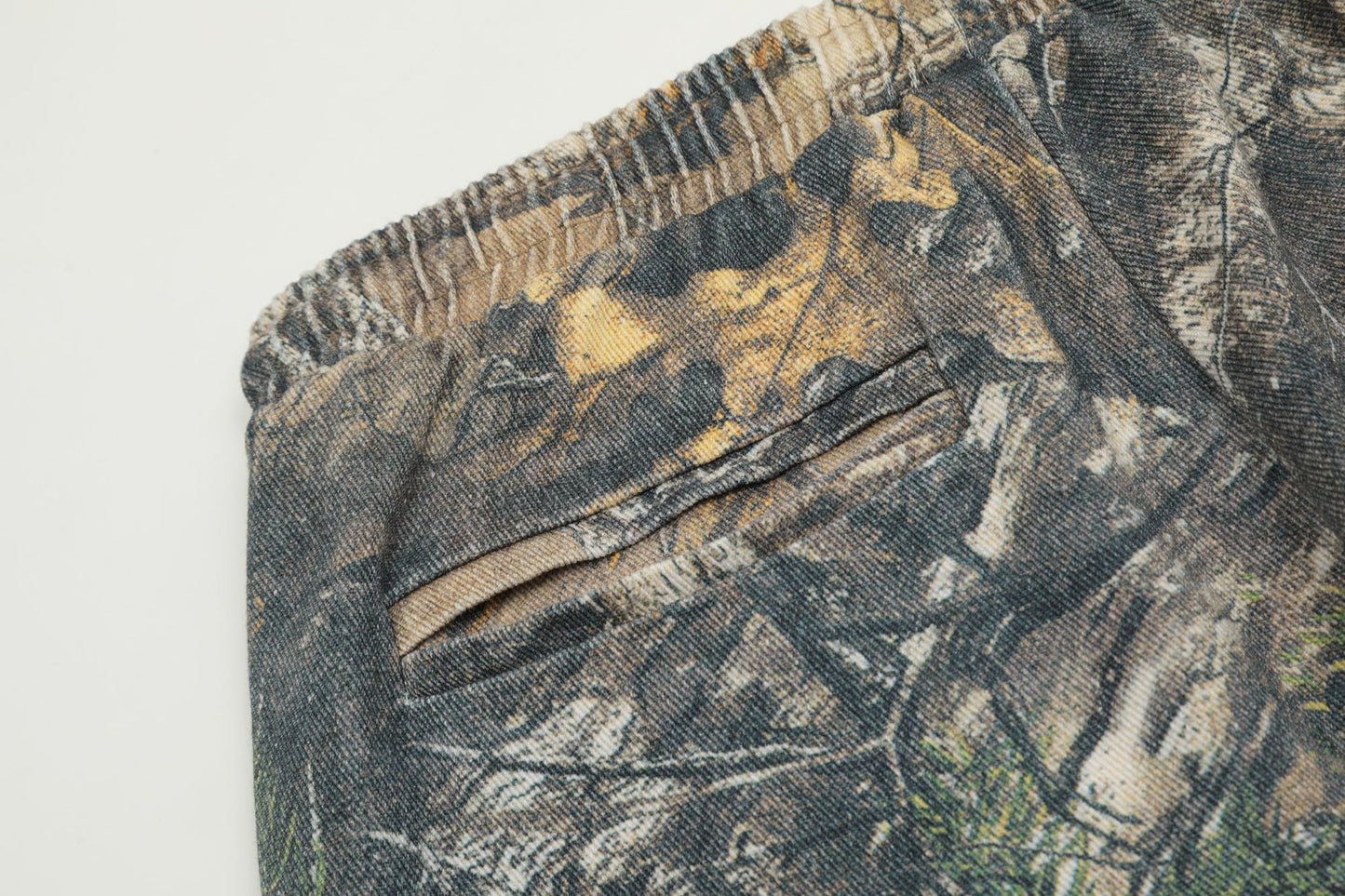 Camouflage Leaf Print Straight Pants WN11501