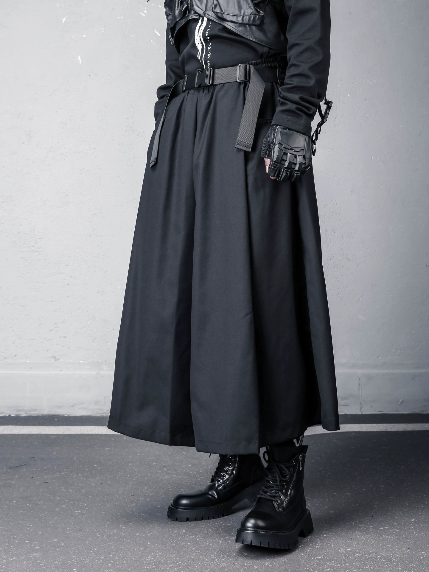 A-Line Cropped Wide Leg Pants WN22445