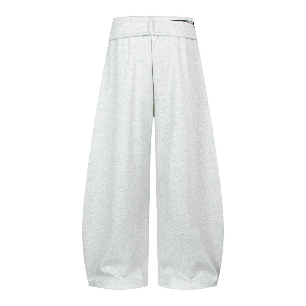 Art Graphic Strap Wide Leg Sweatpants WN27793
