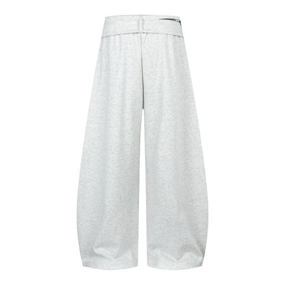 Art Graphic Strap Wide Leg Sweatpants WN27793