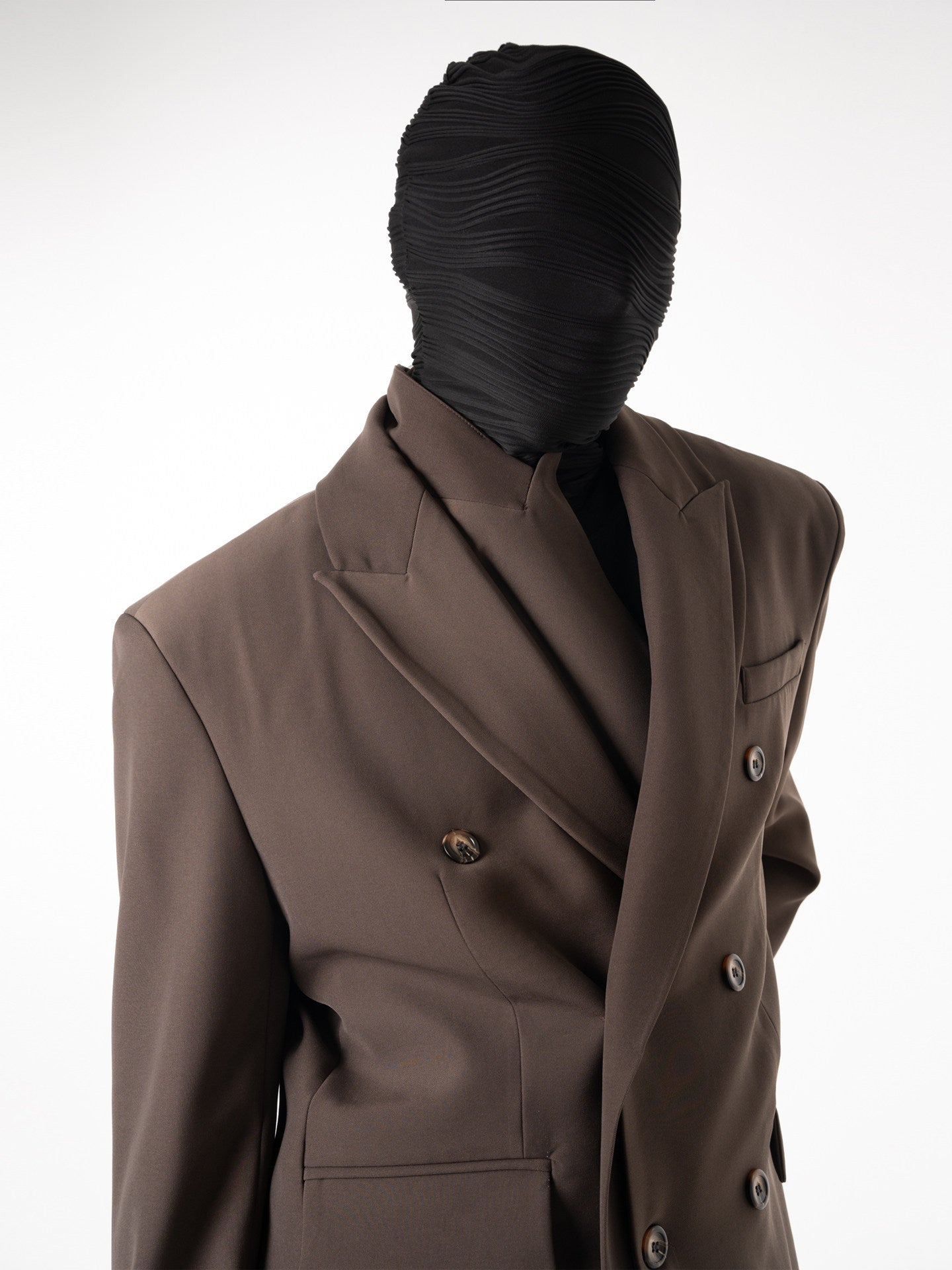Double-Breasted Tailored Jacket & Wide Leg Trousers Setup WN23619
