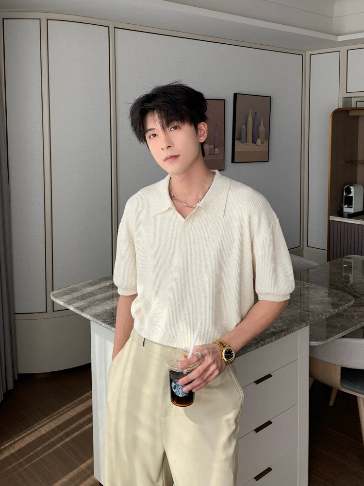 Cooling Tencel Linen Short Sleeve Polo Shirt WN20439