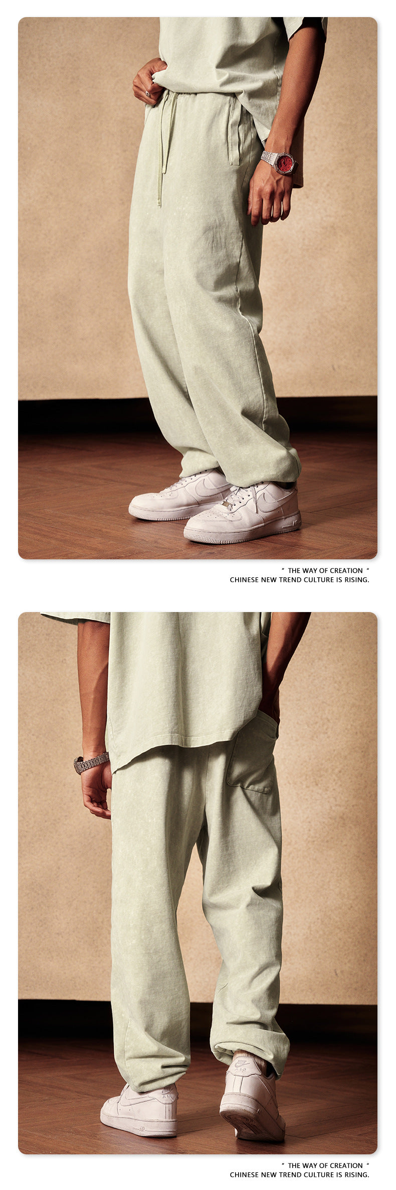 Washed Cotton Sweatpants WN6333