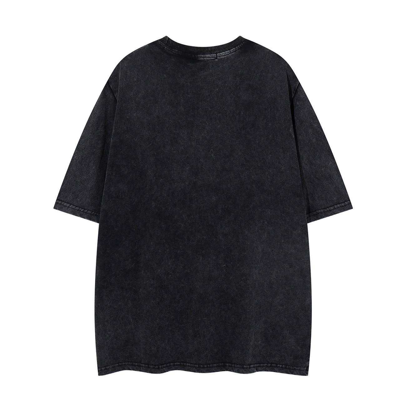Washed Skeleton Letter Short Sleeve T-Shirt WN26757