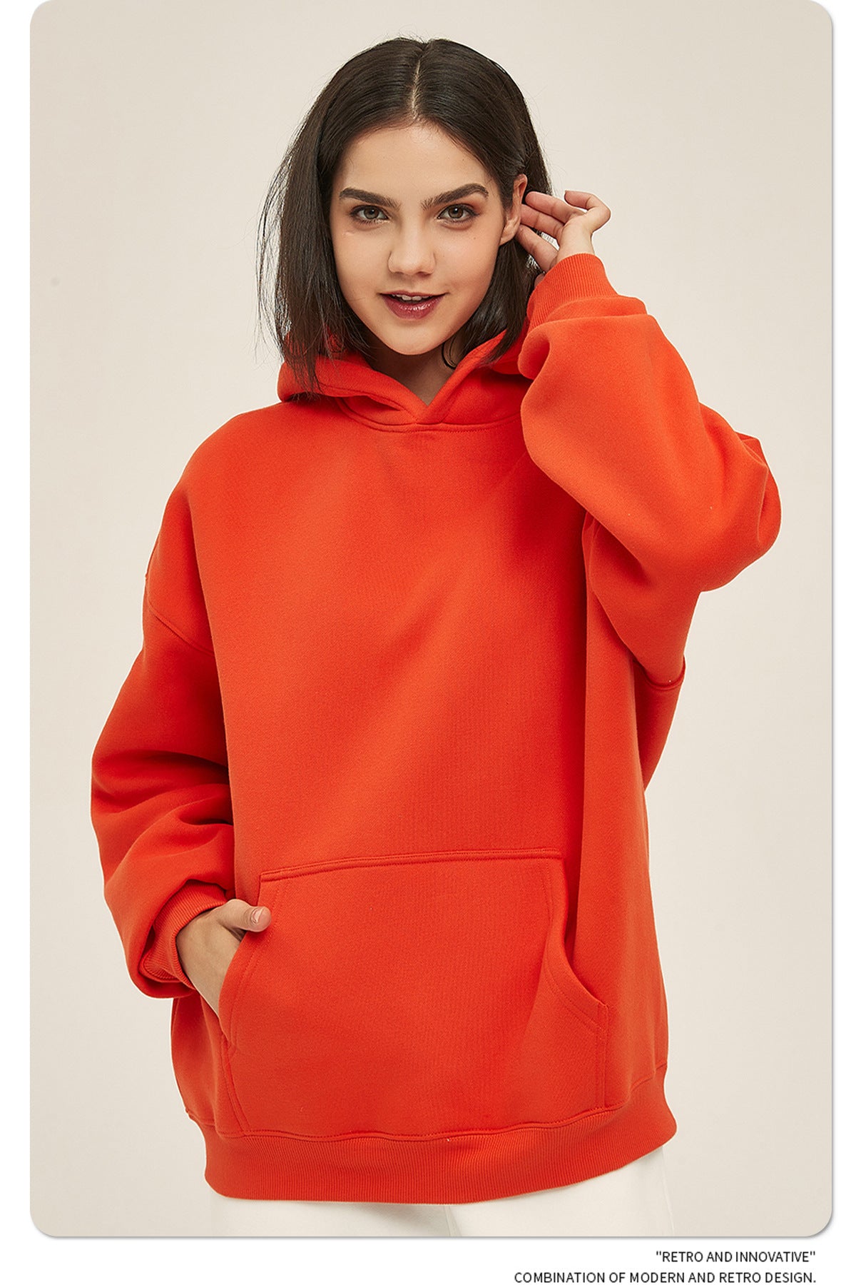 Oversize Heavyweight Hoodie & Heavyweight Sweatpants Setup WN6638-K