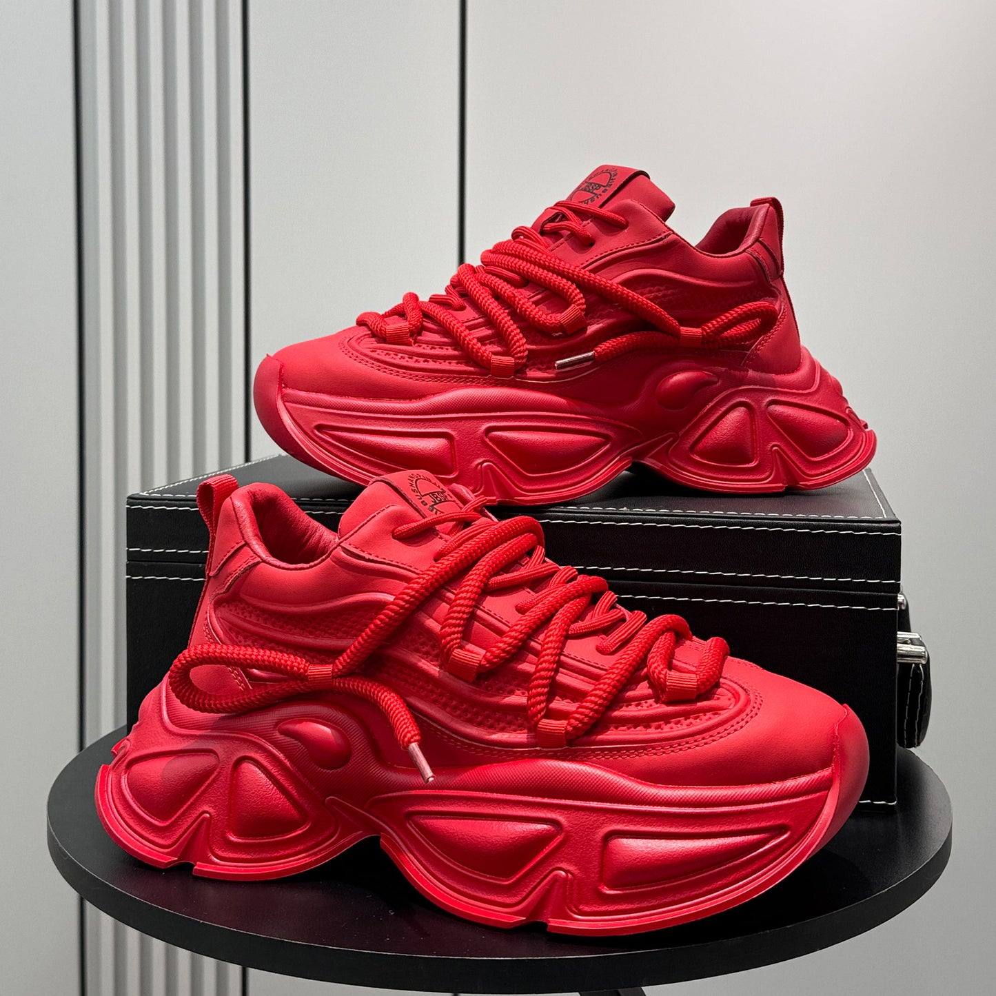Panel Thick Sole Chunky Sole Sneakers WN24694