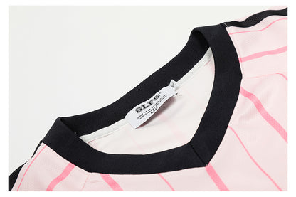 Sporty Striped Long Sleeve T-Shirt WN26433