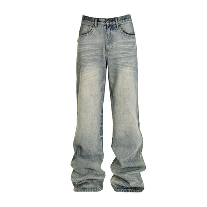 Straight Whisker Denim Jeans WN26619