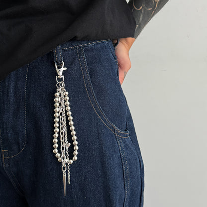 Studs Beaded Keychain WN21076