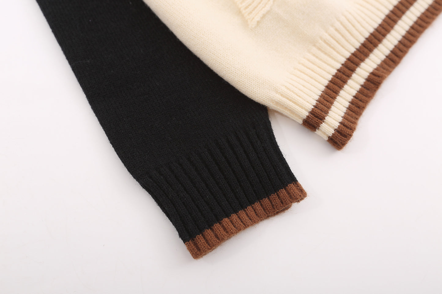 Colorblock Raglan Zipper Knit Cardigan WN11225