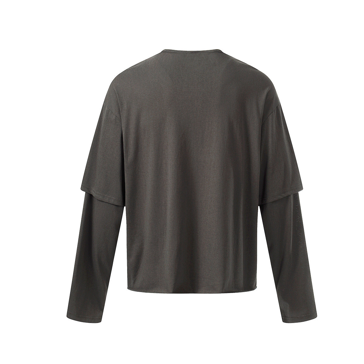 Oversize Fake Layered Long Sleeve T-Shirt WN25466