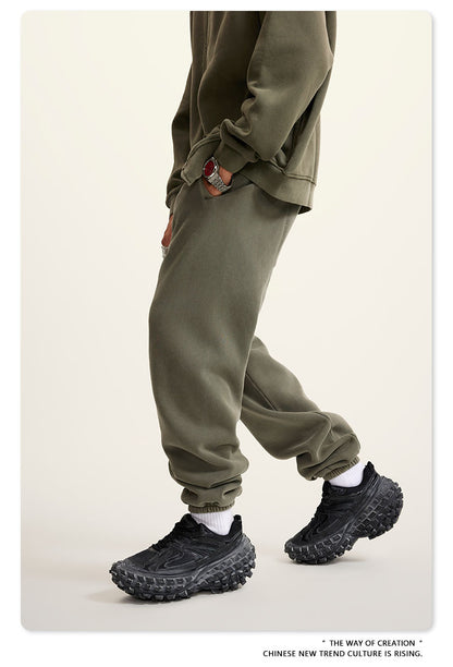 Wide-leg Washed Sweatpants WN6462