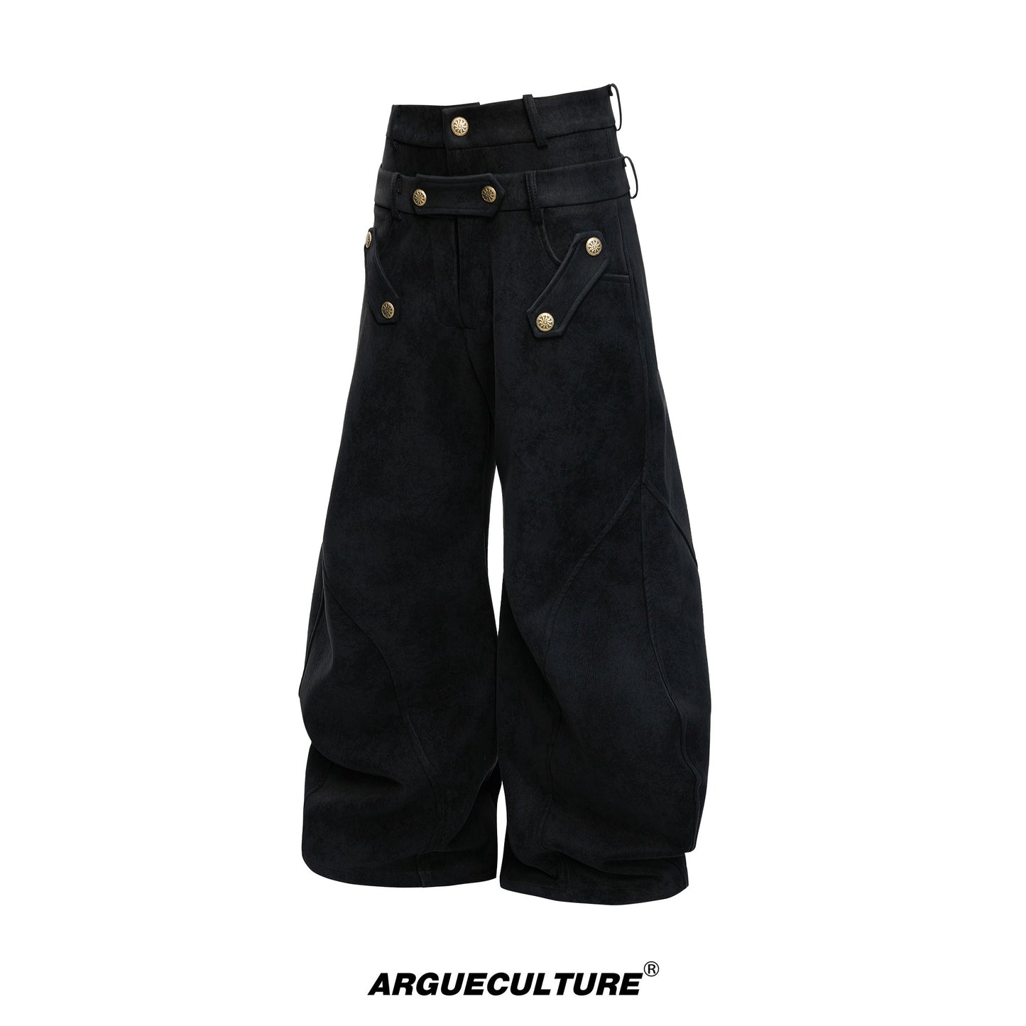 Heavy Vintage Suede Double-toe Pants WN22679