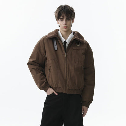 High-Neck Belted Jacket WN21857