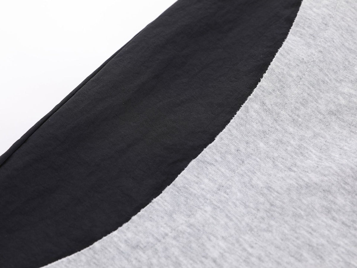 Contrast Panel Side-Stripe Wide Leg Sweatpants WN27912