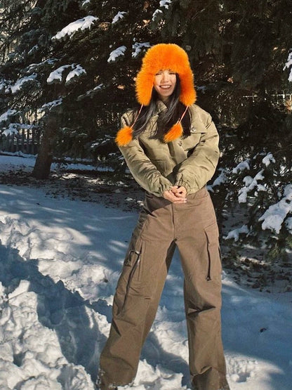 Fake Fur Warm Hat WN21108