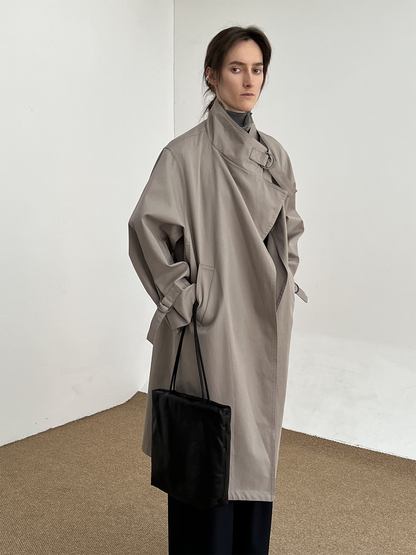 Open Front Design Trench Coat WN21649
