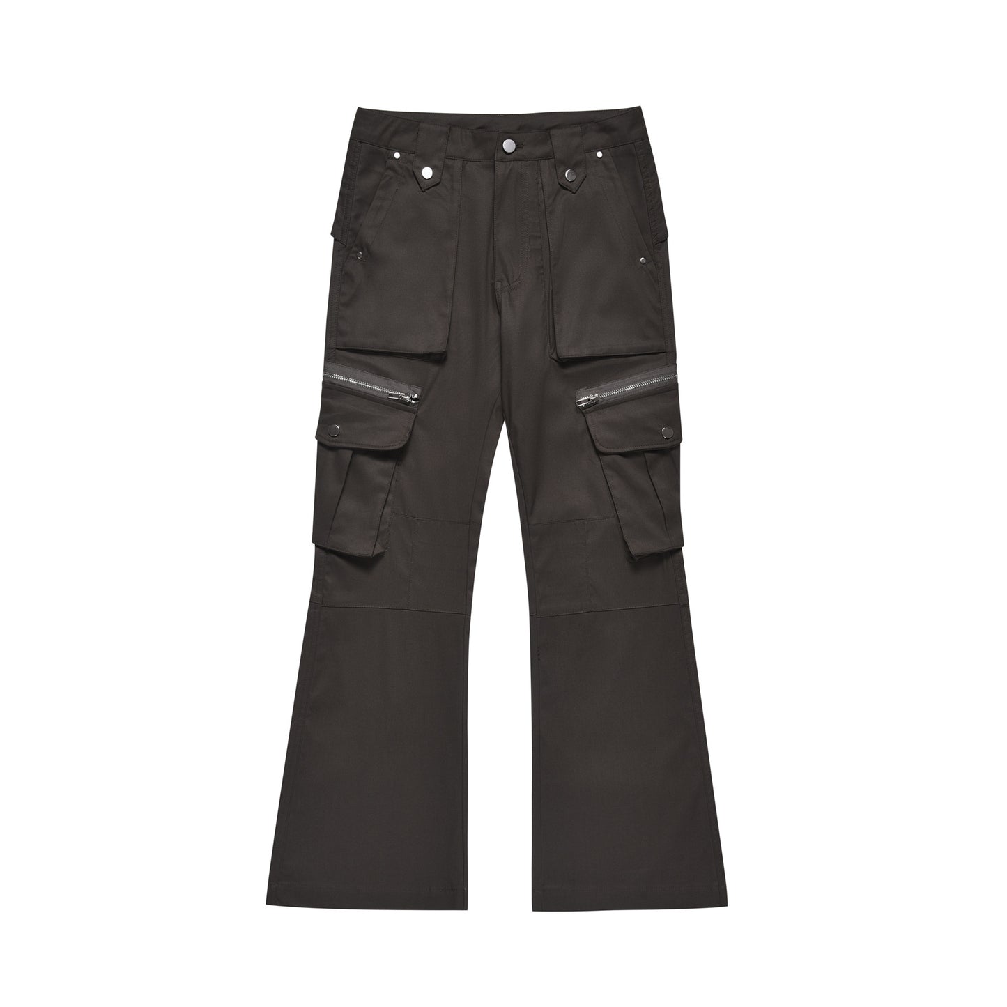 Zip Pocket Wide Leg Cargo Pants WN26021