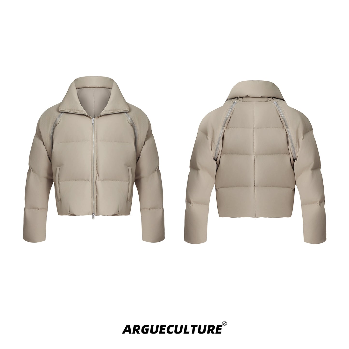 Detachable Sleeve White Duck Down Jacket WN10532