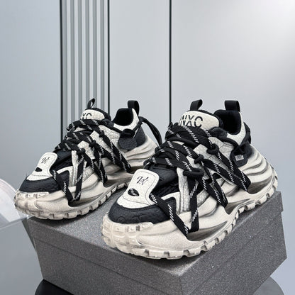 Mesh Rope Lace Air Sole Sneakers WN24705