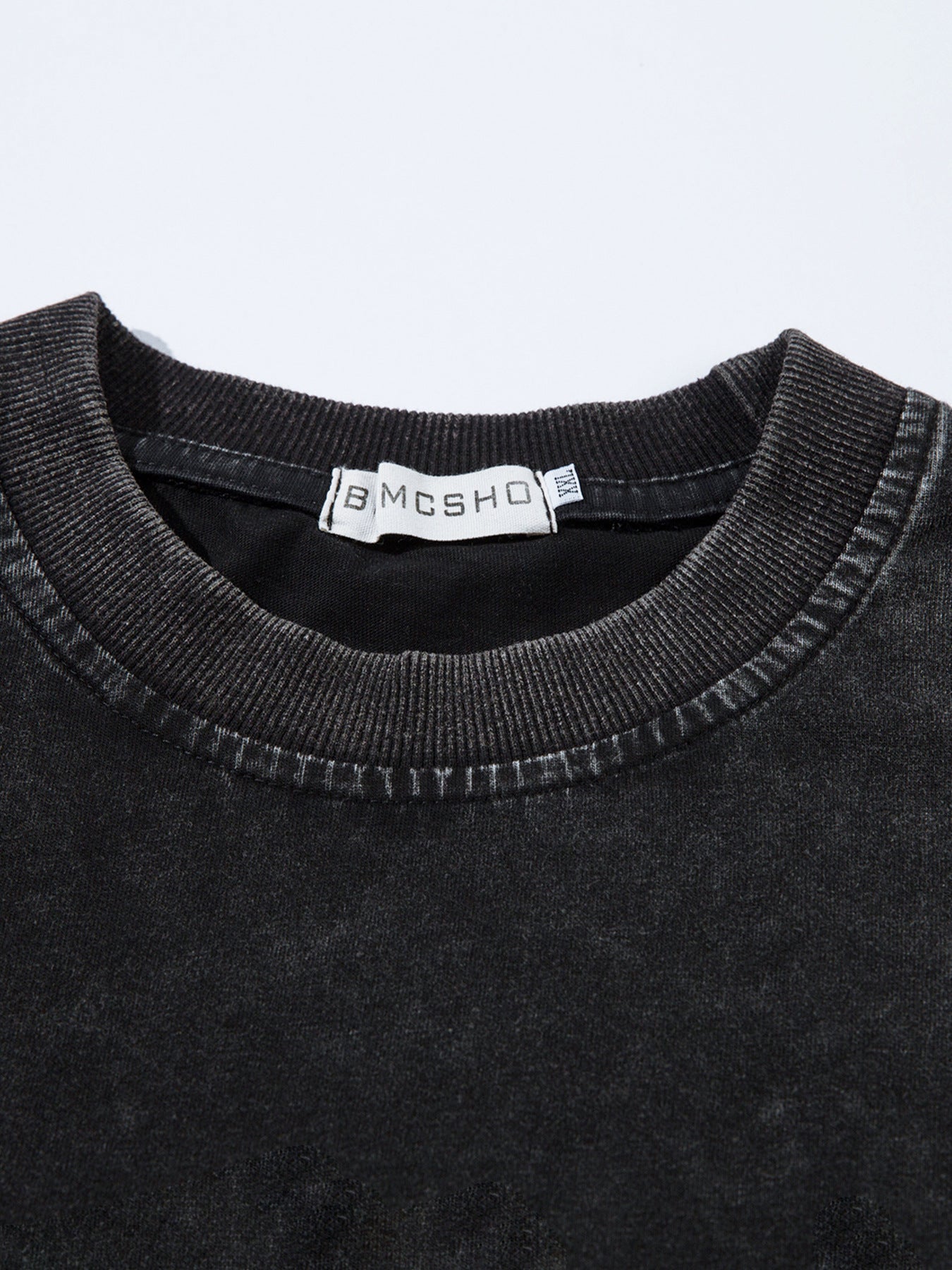 Washed Graphic Letter Short Sleeve T-Shirt WN26945