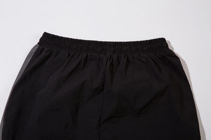 Panel Drawstring Straight Sporty Pants WN25767
