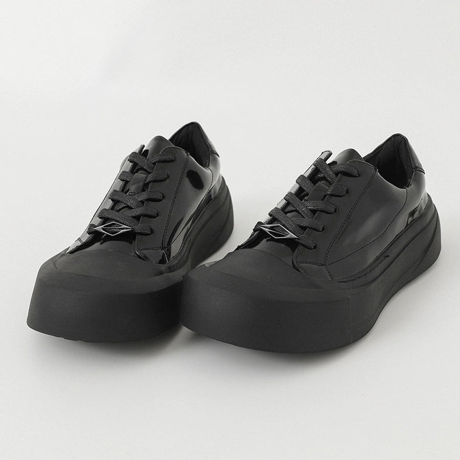 Thick Sole Lace-Up PU Leather Shoes WN21261