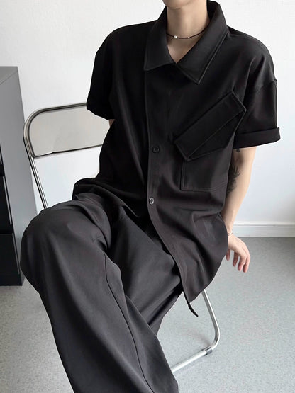 Deconstructed Short Sleeve Shirt WN19378