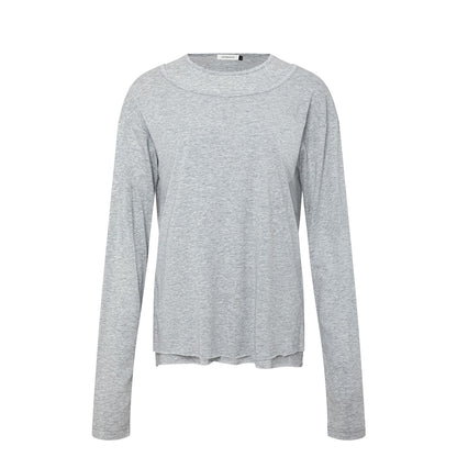 Deconstruction Pleats Long Sleeve T-Shirt WN26122