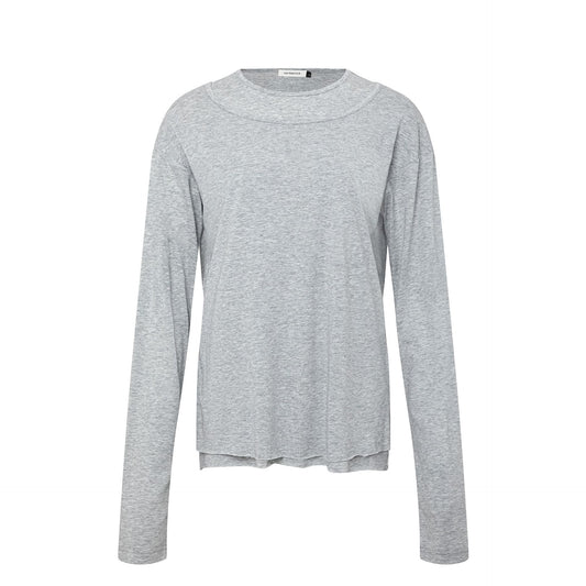 Deconstruction Pleats Long Sleeve T-Shirt WN26122