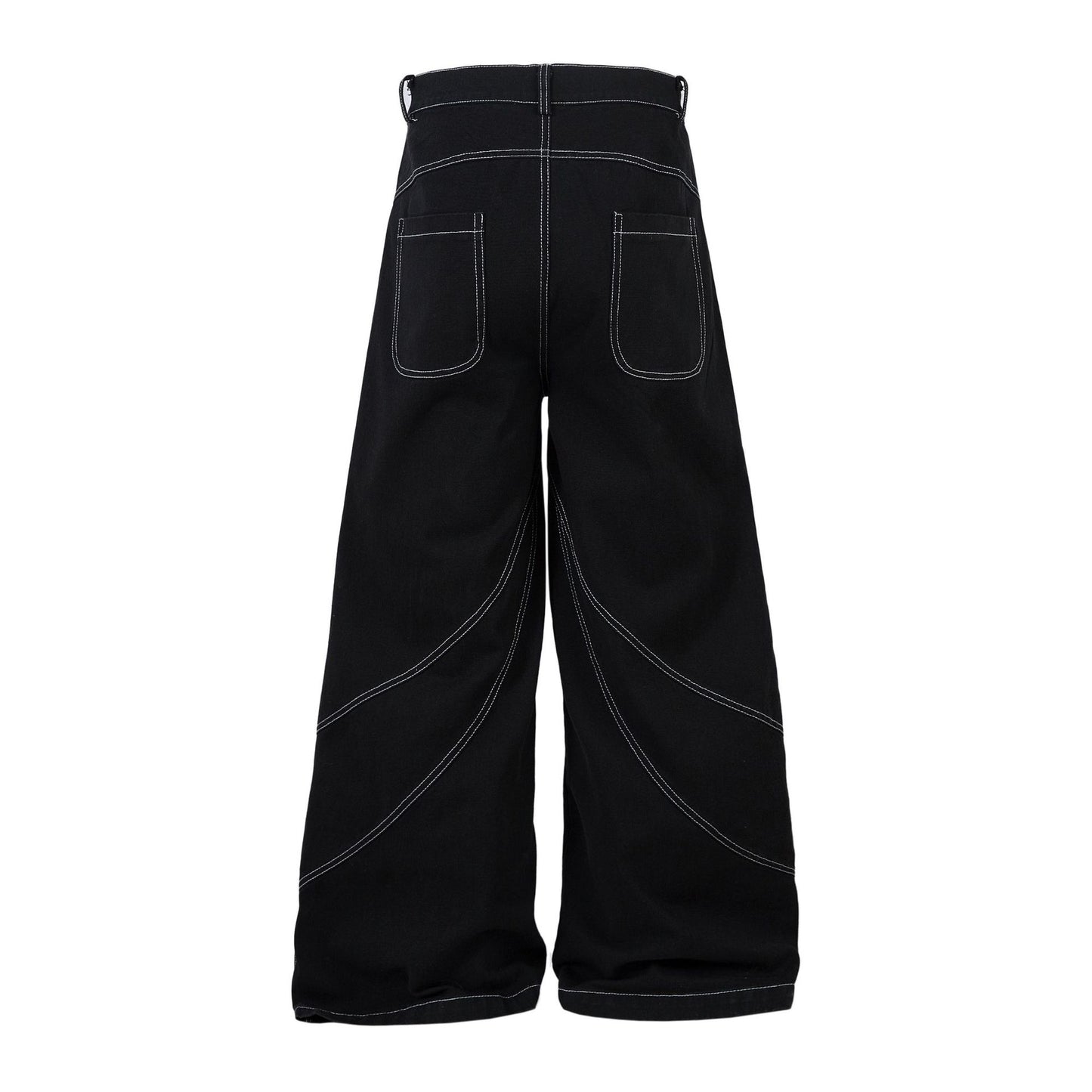 Embroidery Wide Leg Denim Jeans WN14131