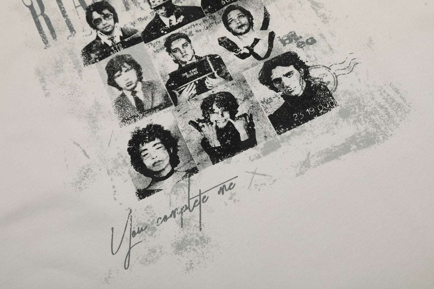 Oversize Graphic Design Short Sleeve T-Shirt WN14121