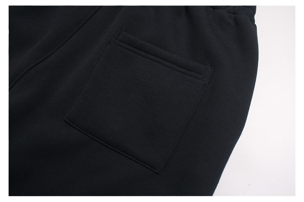 Cracked Letter Print Sweat Pants WN26418