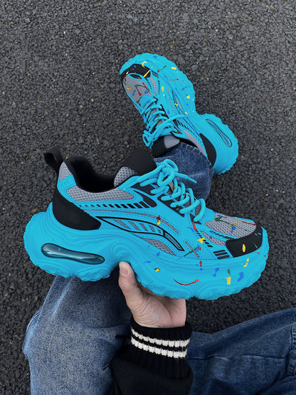 Air Cushion Lightweight Mesh Thick Sole Sporty Sneakers WN21253