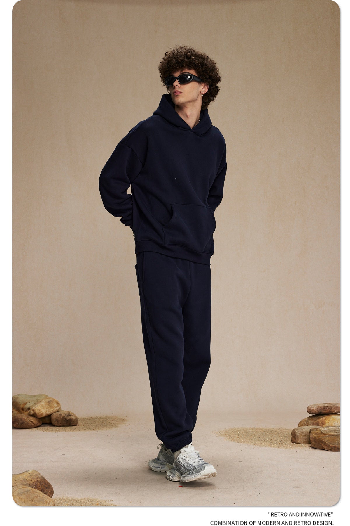 Oversize Plain Hoodie WN9968