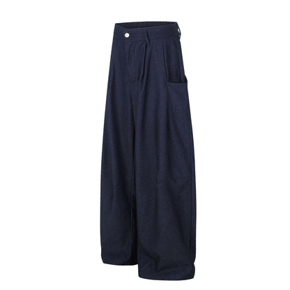 Deconstruction Draped Wide Leg Trousers WN26114