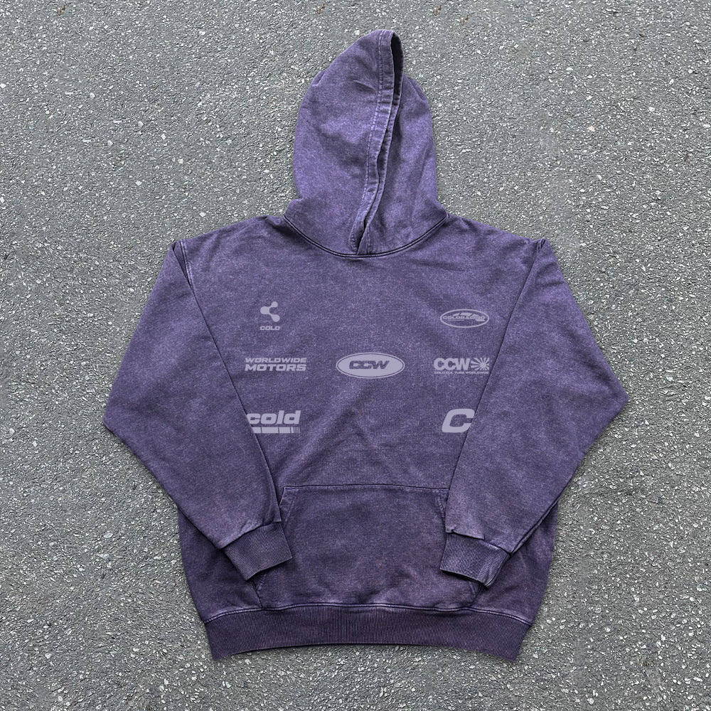 Graphic Print Oversize Hoodie WN15799