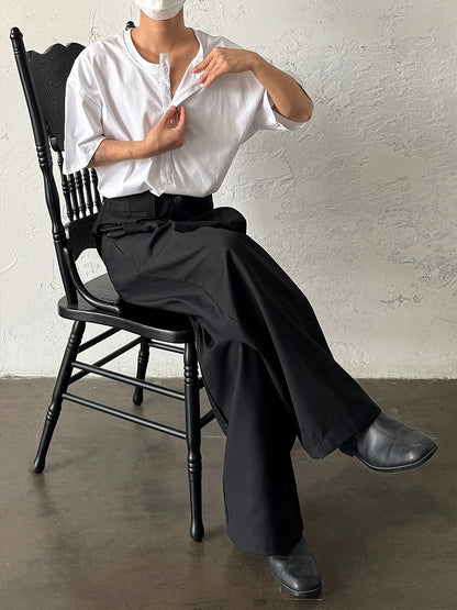 Henley Neck Short Sleeve T-Shirt WN19970