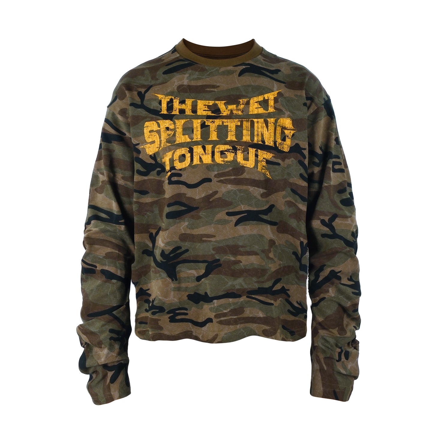 Crack Letter Long Sleeve T-Shirt WN26613