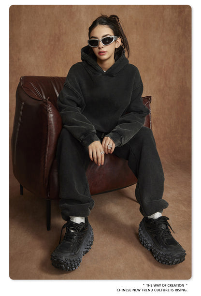 Oversize Washed Hoodie WN6460