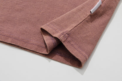 Graphic Design Washed Short Sleeve T-Shirt WN16808