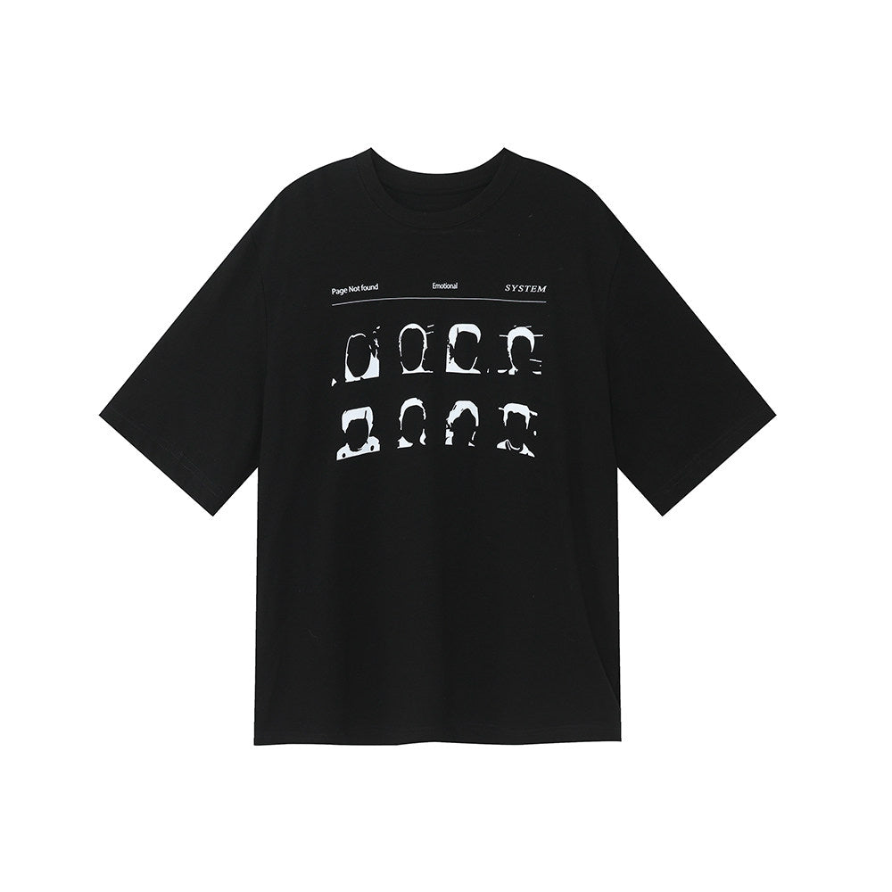 Graphic Print Oversize Short Sleeve T-Shirt WN24917