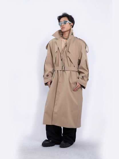 Oversize Shoulder Pad Coat WN9352