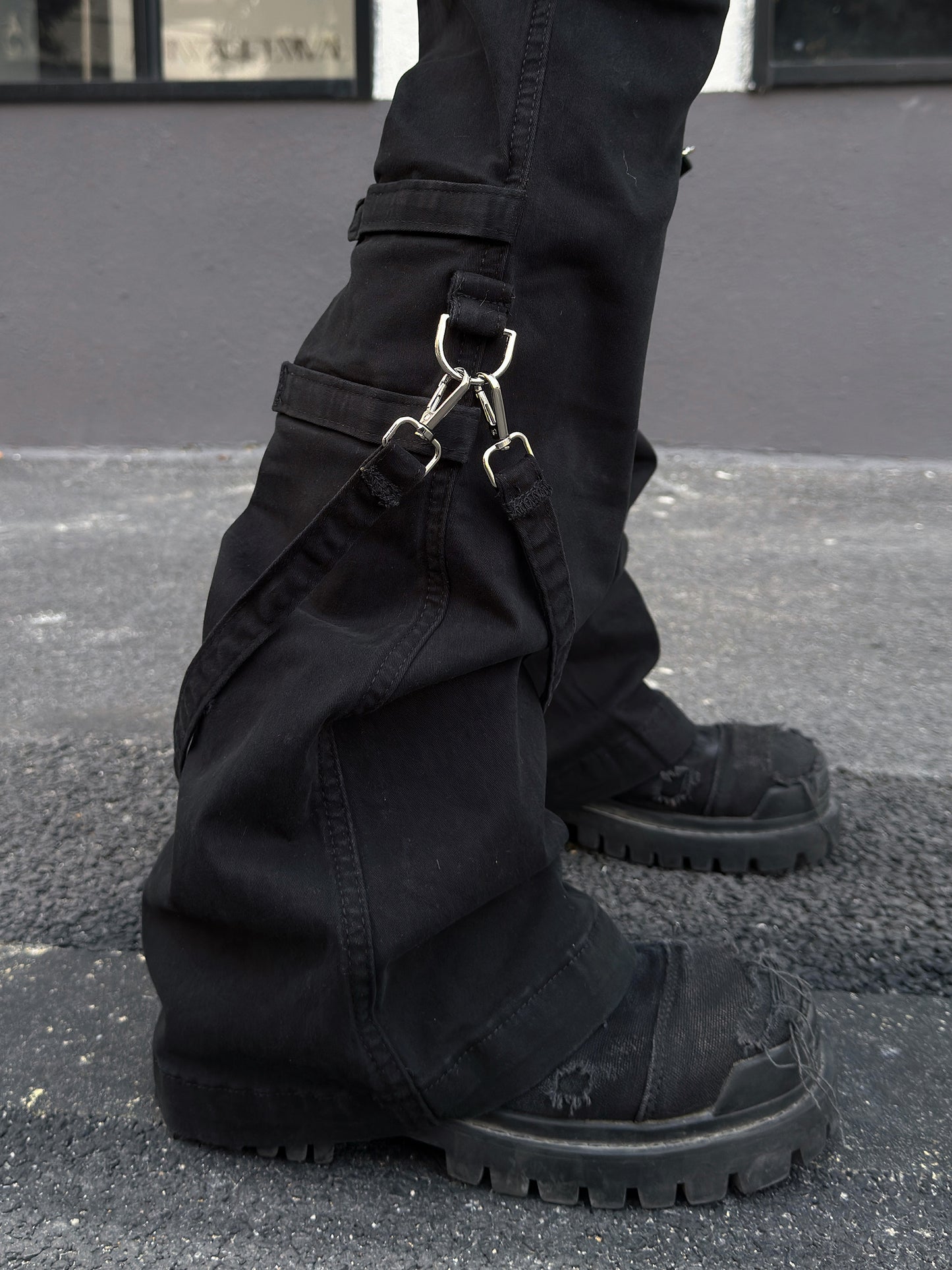 Strap Flare Lightweight Pants WN23017