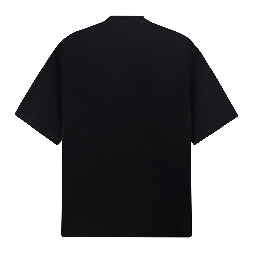 Rhinestone Starry Heavyweight Oversize Short Sleeve T-Shirt WN18528