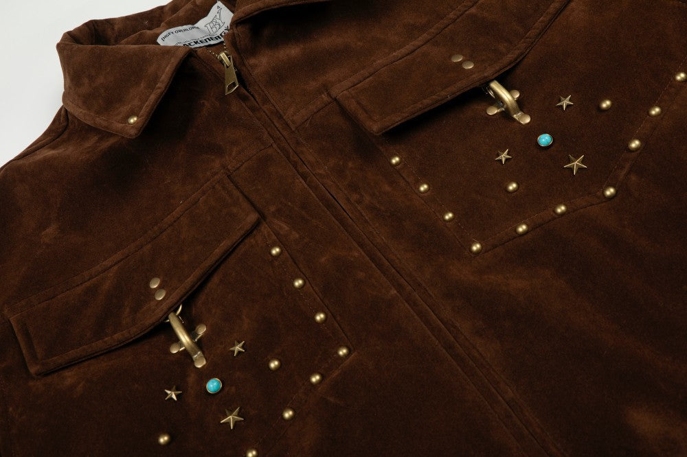 Studs Pocket Zipper Jacket WN28006
