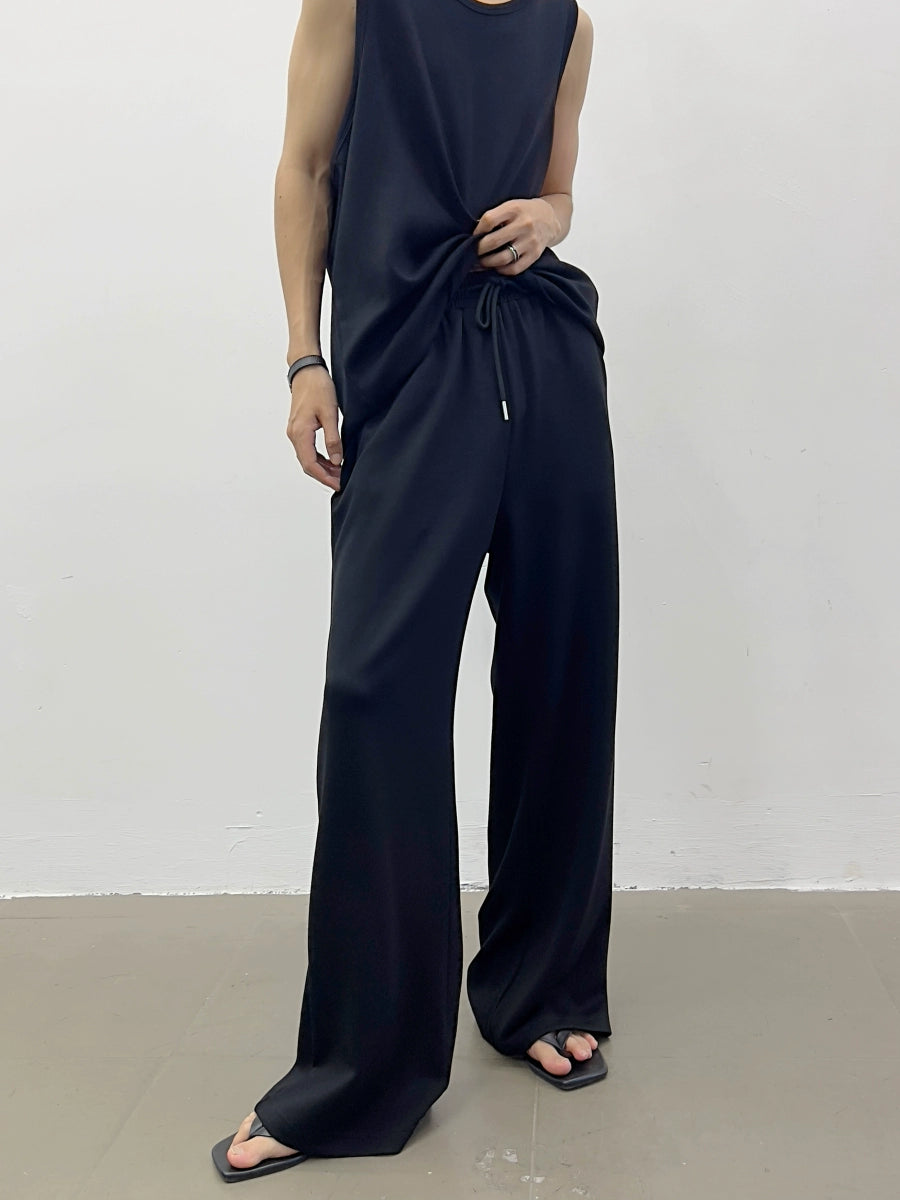 Plan Tank Top & Wide-Leg Straight Sweatpants WN7415